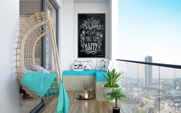 أثاث بلكونات مودرن: أفكار وتصاميم عصرية