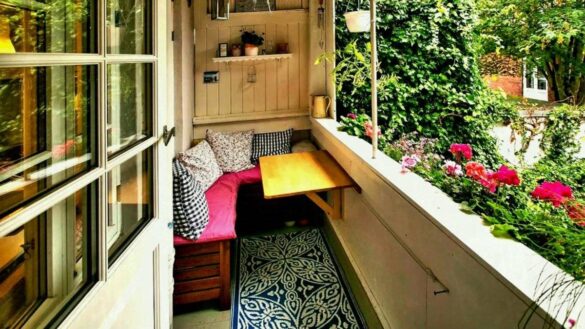 تصميم شرفات صغيرة