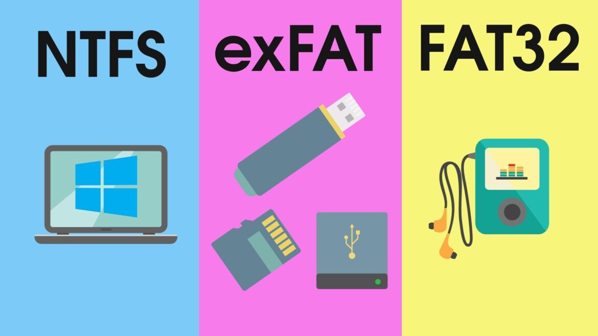 ماهو الفرق بين exFAT- FAT32 - NTFS في نظام الملفات في ويندوز ؟
