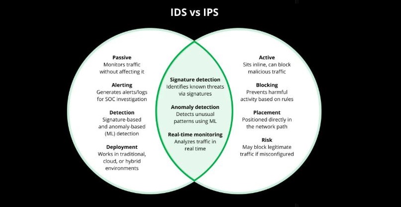 difference between IDS and IPS